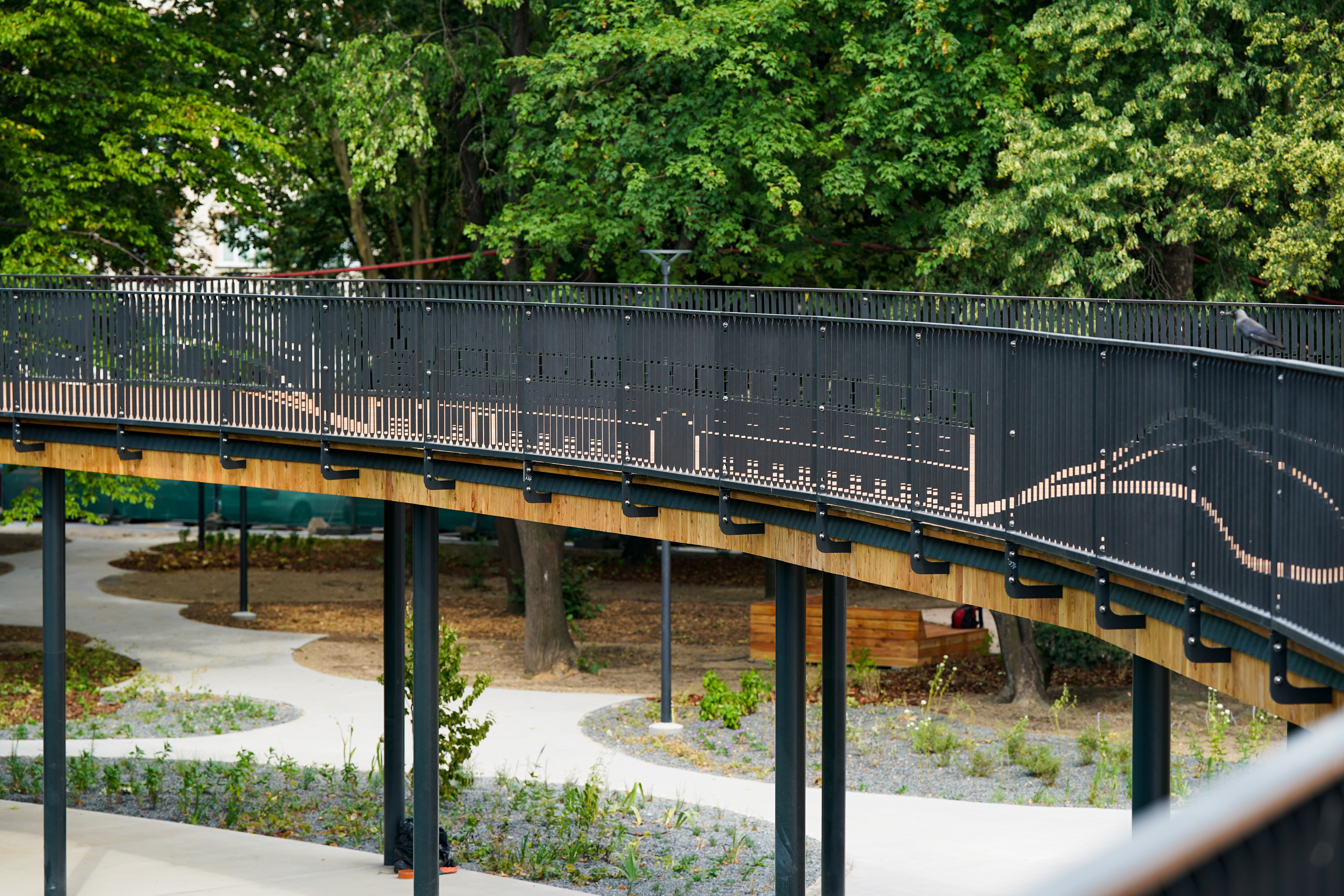 Detail pochozí části 