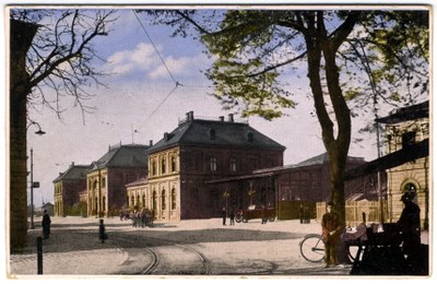 Hlavní nádraží počátkem 20. století. Foto: AMO