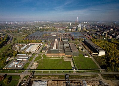 Letecký pohled na areál společnosti ArcelorMittal Ostrava. Foto: archiv