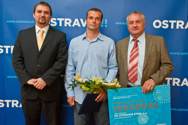 Kapitán a manažer Vítkovic J. Burger a P. Husička