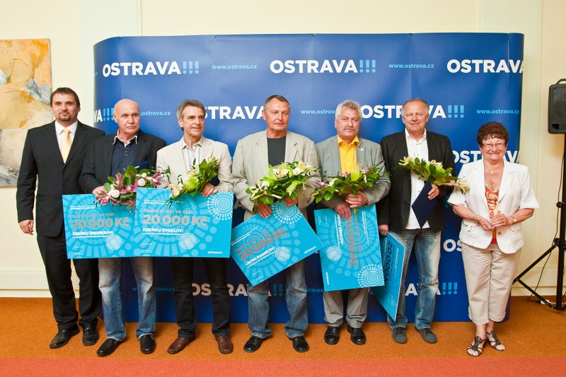 Legendy (zleva) Šreiner, Rygel, Radimec, Němec, Lička