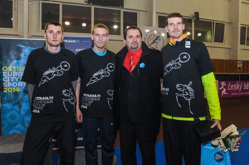 Zleva W. Theiner, D. Cyplakov, M. Štěpánek, J. Bába