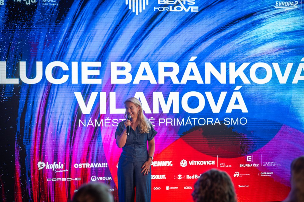 Na tiskové konferenci vystoupila náměstkyně primátora Lucie Baránková Vilamová. Foto: Roman Pelder