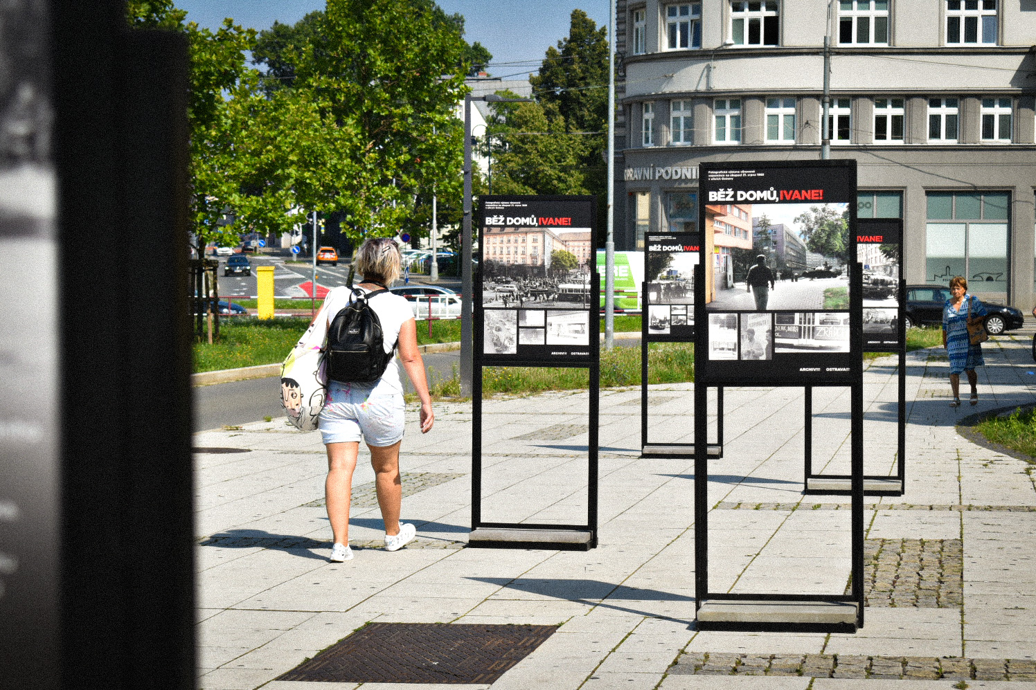Fotografická výstavka ke smutnému srpnovému výročí. Foto: MMO