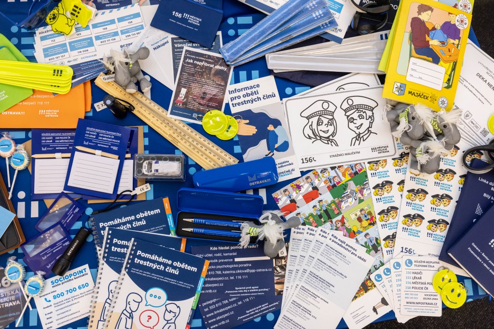 Propagační materiály s bezpečnostní tematikou