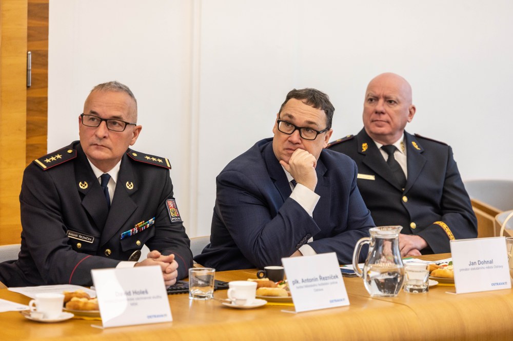 Tisková konference na téma Bezpečnost v prostorách Nové radnice