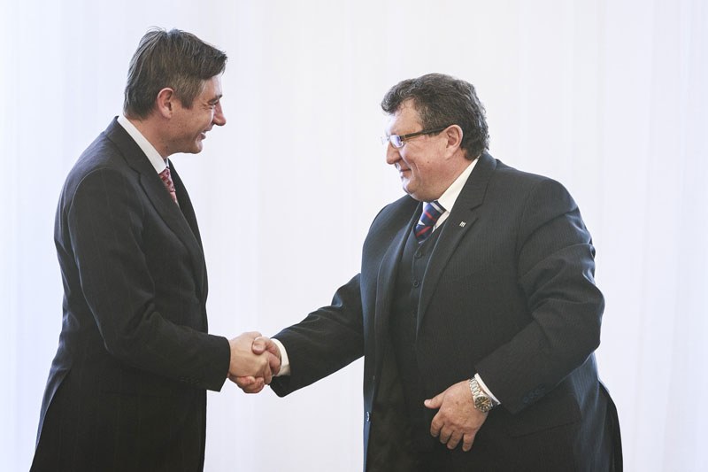 G. Kovačevič ze Splitu (vlevo) a I. Hařovský.