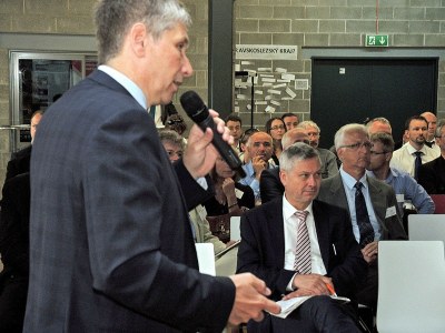 Ivo Vondrák, rektor VŠB-TU, hovoří o technickém vzdělávání. Foto: J. Urban