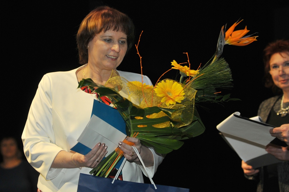 K poděkování patřila také nádherná kytice