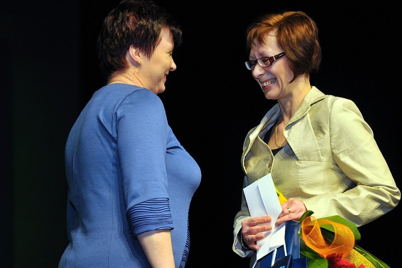 S vedoucí oddělení M. Szüczovou (vlevo)