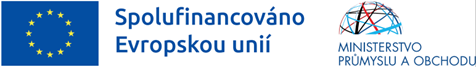 Logo spolufinancování MPO ČR a EU
