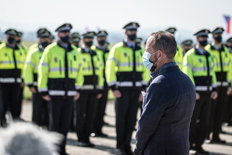 Ocenění strážníků městské policie z rukou primátora Tomáše Macury