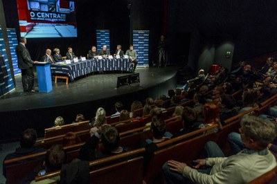 Ilustrační záběr z lednové debaty Do centra!!! Snímek Jiří Zerzoň