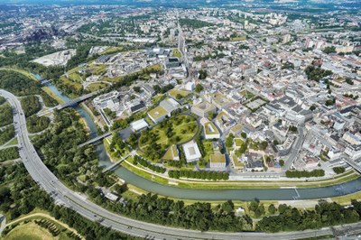 Vizualizace budoucí podoby Černé louky. Zdroj: MAPPA