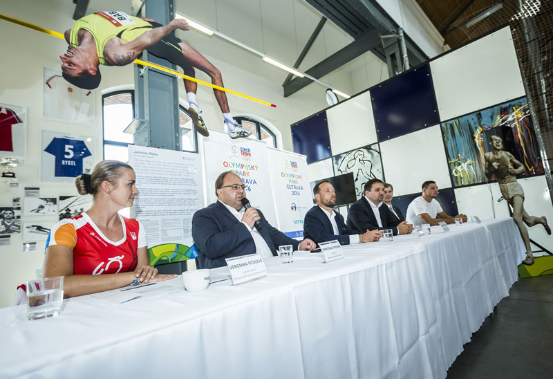 Tisková konference s hodnocením OH parku.