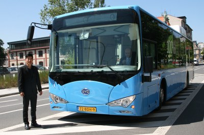 Elektrobus čínské firmy BYD, který byl testován v ulicích Ostravy. Foto: B. Krzyžanek
