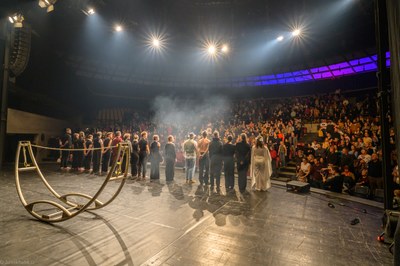 Festivalové publikum ovacemi nešetřilo. Foto: Radek Juriček