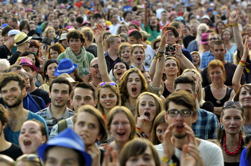 Diváci jsou ozdobou každého festivalu.