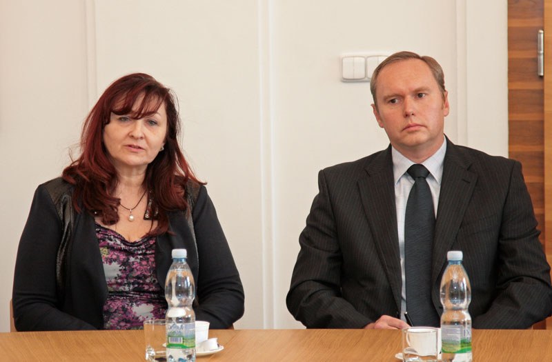 Iveta Vozňáková a Břetislav Riger.