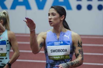 Mezi hvězdami Czech Indoor Gala 2025 nebude chybět ani polská sprinterka Ewa Swoboda. Foto: czechindoorgala.cz