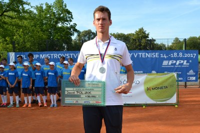 David Poljak je tenisovým vicemistrem 