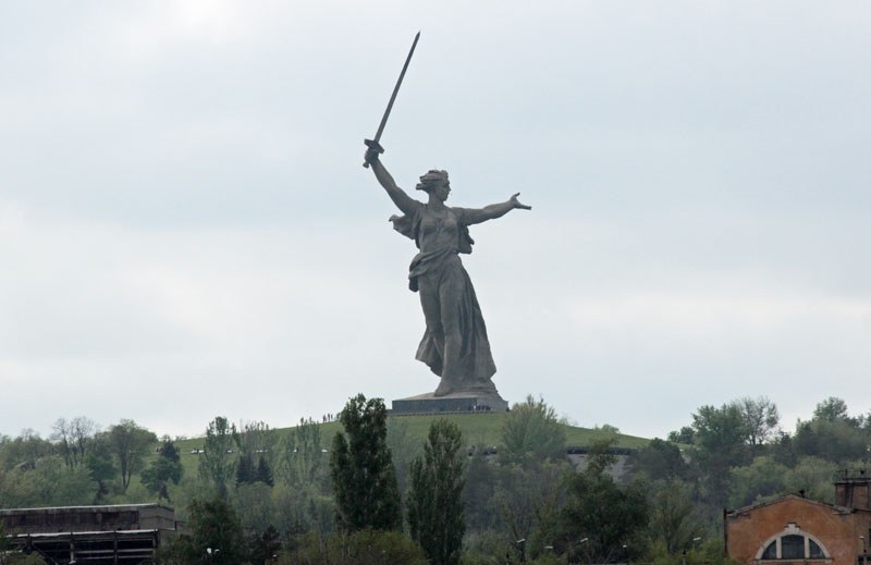 Mamajevská mohyla – symbol Volgogradu.