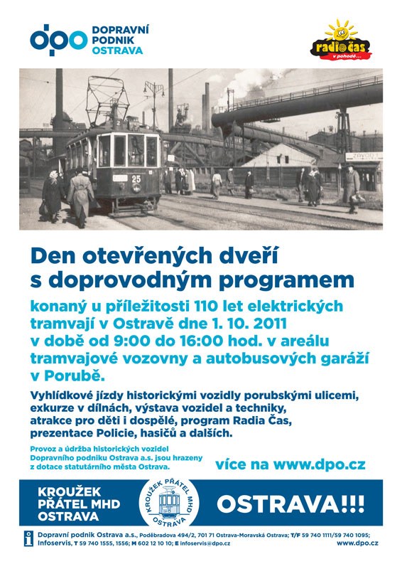 Pozvánka na Den otevřených dveří DPO, a.s.