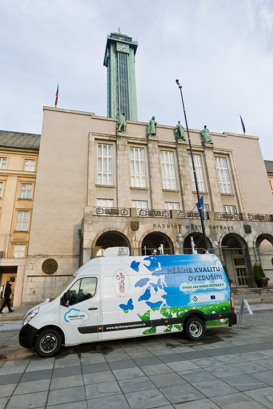 Imisní měřicí vůz města Ostravy