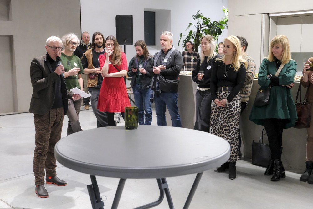 S projevem vystoupil ředitel galerie současného umění PLATO Marek Pokorný