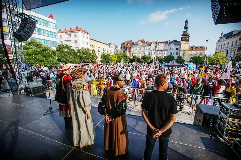 Ostravané slavili jubileum města na Masarykově náměstí.