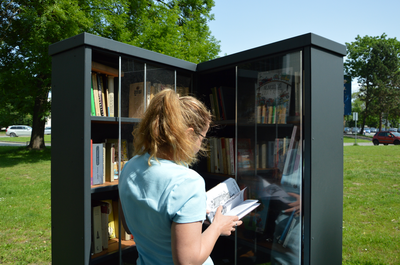 Knihobudka. Foto: Černá louka