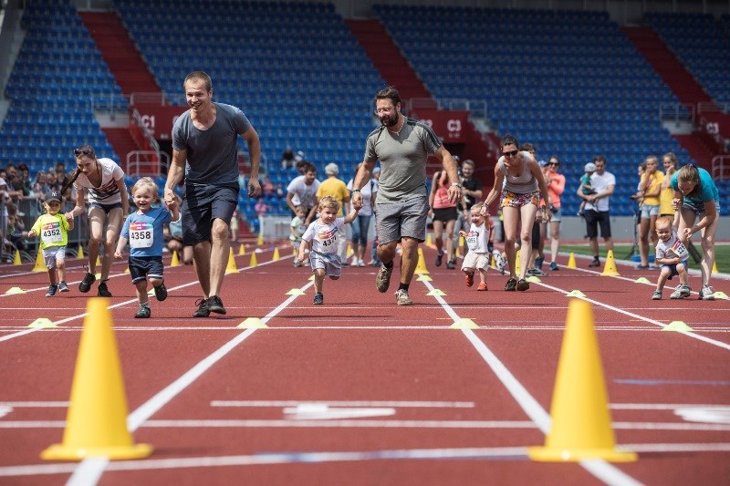 Čokoládová tretra přivádí ke sportování děti od nejútlejšího věku. 