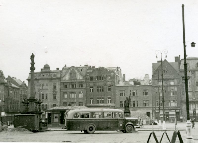 Masarykovo námětí v roce 1945. Masarykovo námětí v roce 1945.