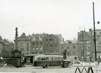 Masarykovo námětí v roce 1945.