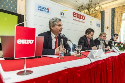 Primátor Petr Kajnar při Euro Business Breakfestu ve Vítkovicích. Foto: J. Zerzoň