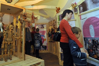 Vernisáž výstavy Pimprlárium. Foto: J. Urban.