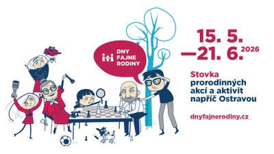 Grafický plakát k letošnímu ročníku akce Dny fajne rodiny