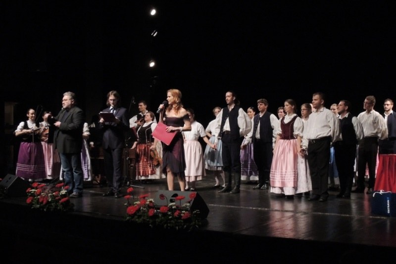 Ze slavnostního večera Křišťálový kamínek 2015.