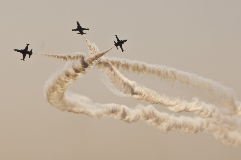 Letci předváděli neuvěřitelná kouzla