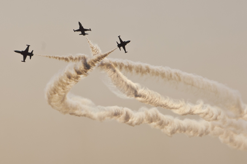 Letci předváděli neuvěřitelná kouzla