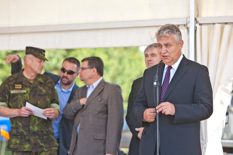 Náměstek D. Madej na ceremoniálu zapojení ČR do systému NATO AWACS