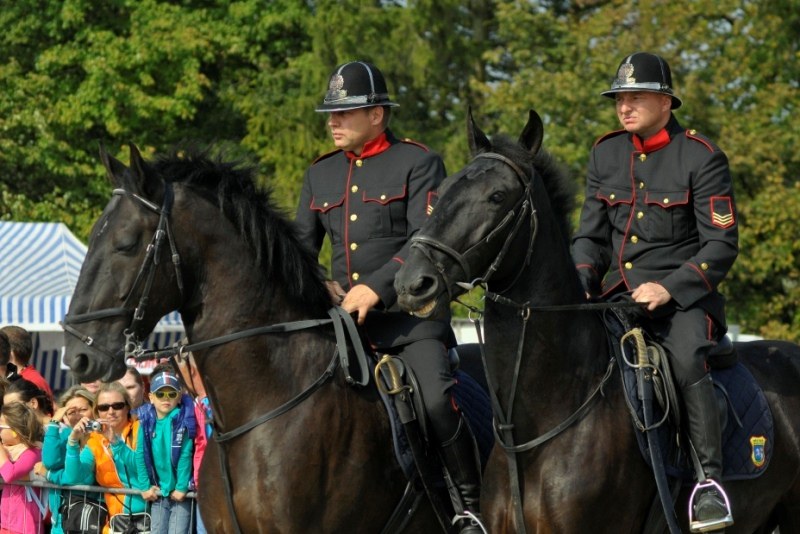 Městská policie se ukázala v historických uniformách.