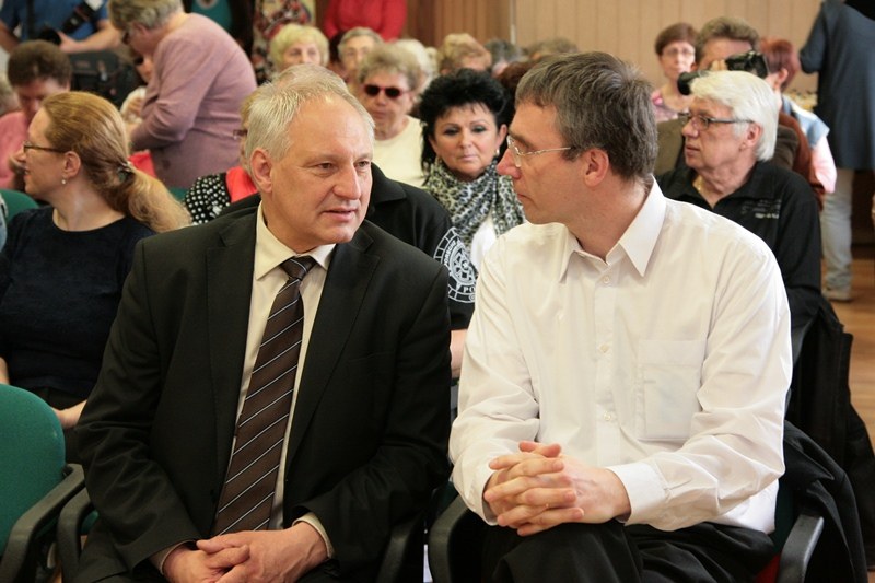 Z. Pražák v rozhovoru s V. Poláškem.