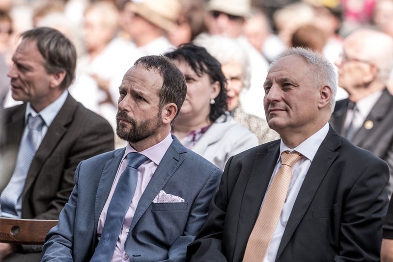 Primátor Tomáš Macura a náměstek primátora Zbyněk Pražák.