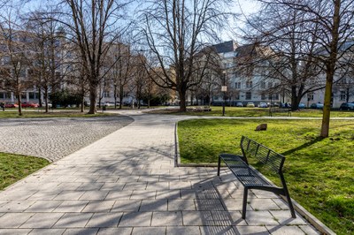 Park Čs. letců v Moravské Ostravě, kde vznikne pietní místo. Foto: Zdroj MMO.