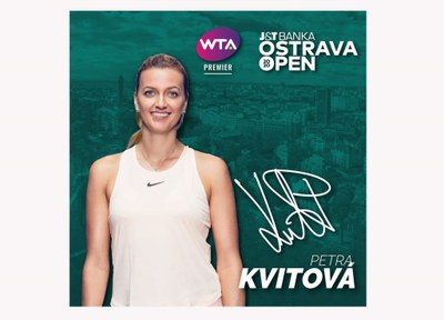 Svou účast na turnaji v Ostravě již potvrdila Petra Kvitová. 