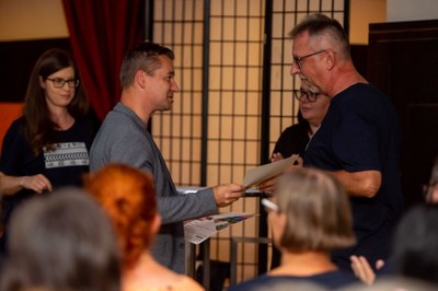 Nejaktivnější účastníky ocenil na slavnostním setkání v Radniční restauraci také náměstek primátora Aleš Boháč. Foto: Iveta Němečková