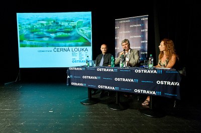 Téma prezentovali primátor Petr Kajnar a hlavní architekt Cyril Vltavský Snímek: Jiří Zerzoň
