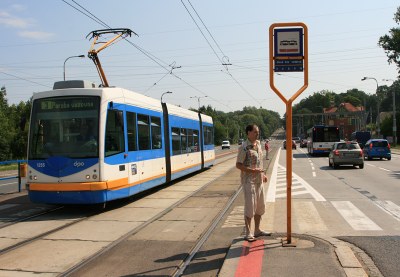 Součástí dopravních omezení na křižovatce u vodárny budou i tramvajové výluky. Foto: B. Krzyžanek