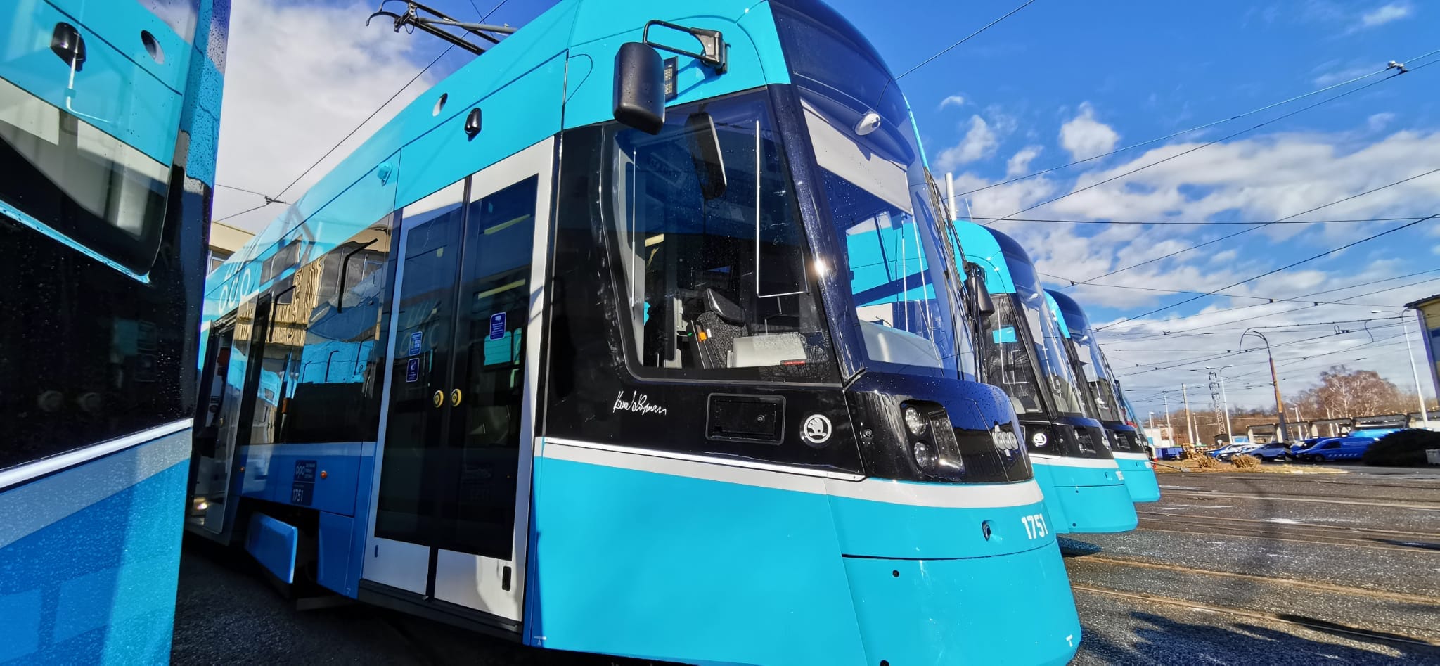 Nové tramvaje Škoda 39T. Foto: MMO